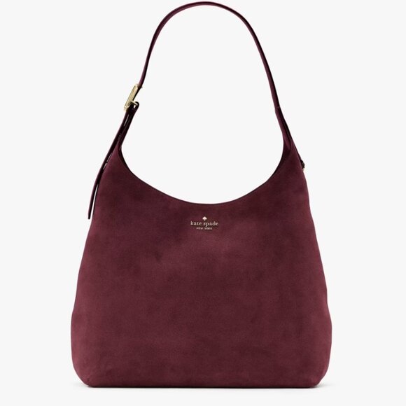 Kate Spade Suede Large Shoulder Bag - Picture 1 of 1